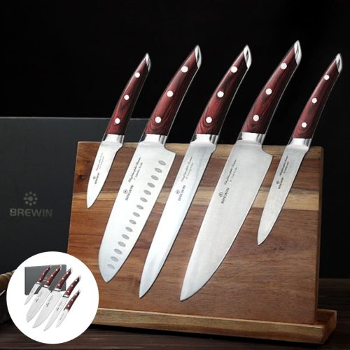 Brewin CHEFILOSOPHI Japanese Chef Knife Set 5 PCS